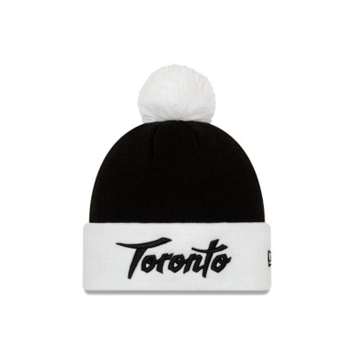 Sapca New Era Toronto Raptors NBA 2019 NBA Authentics City Series Holiday Pack Pom Knit Beanie - Albi